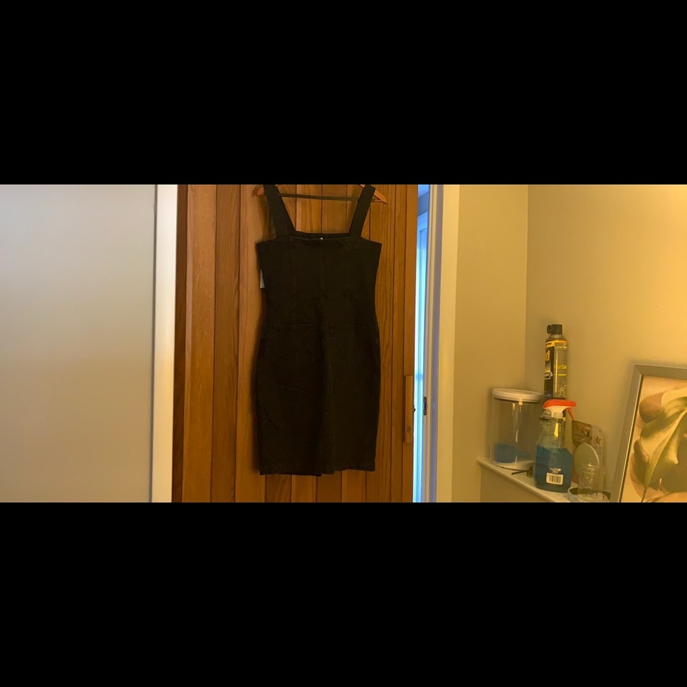 Gap Black denim dress